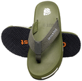 Ortho + Rest M10013 Men slippers with Cushioned Footbed | Soft Comfortable Stylish and Anti Skid Men's Flip-Flops & Slippers Daily Use Olive Size 10 thumbnail