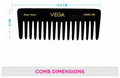 Vega HMBC-406 Large Shampoo Hair Comb,Handmade for Men & Women thumbnail