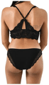 Nushu Cheeky Lace Panty Black Large thumbnail