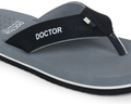 Doctor Extra Soft D24 Orthopaedic | Diabetic | Comfortable | MCR | Flip-Flop for Men Grey 11 thumbnail
