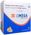 H & A Pharma 3E Omega Soft Gelatin Capsule| Omega 3 Fatty acid 1000mg | EPA 500mg, DHA 300mg | Vitamin E 10mg thumbnail