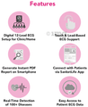 Agatsa SanketLife Pro+ Combo - Pocket 12 lead ECG Machine | Unlimited ECG, HRV, Stress Level Monitoring thumbnail