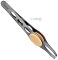 Vega TW 04 Square Tip Tweezer with Rubber Grip thumbnail