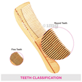 Vega HMWC 06 Wooden Hair Comb Handcrafted thumbnail