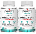 SWISSLIFE FOREVER Vegan Omega 3 6 9 with Algal DHA Veg Capsule (90 Each) thumbnail