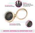 Vega R2 FM Compact Hair Brush with Foldable Mirror thumbnail