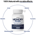 Cureayu Memory Plus Capsule| Made with Amla, Brahmi & More | For Improved Brain Functions |100% Herbal thumbnail