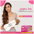 Pinq Polka Hot Pink Premium Ultra Thin Sanitary Pads (6XL & 4XXL Each) thumbnail
