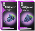 Manforce Xtasy Black Grapes Condom (10 condoms Each) thumbnail