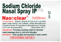 Nasoclear Saline Nasal Spray | Provides Relief From Nasal Congestion Due To Cold & Allergies| Suitable for Children Upto 10 Years thumbnail