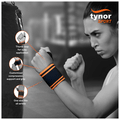 Tynor Wrist Wrap with Thumb Loop Universal Orange & Black thumbnail