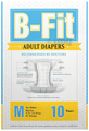 B-Fit Adult Diaper Pants Medium thumbnail