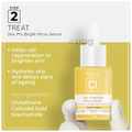 VLCC Clinic Pro Brightening Face Wash (150 ml) Skin Pro Bright Micro Serum (30 ml) Pro Bright Cica Cream (100 gm) & De-Tan Sun Screen Gel Creme SPF 50 (100 gm) thumbnail