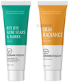 Dermatouch Combo Pack of Bye Bye Acne Scars & Marks Cream and Skin Radiance Cream (30gm Each) thumbnail