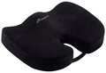 Grin Health Memory Foam Non-Slip Orthopedic Coccyx U Seat Cushion Black thumbnail