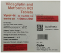 Vysov-M 850mg/50mg Tablet thumbnail