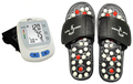 Dominion Care Combo Pack of Accu Paduka Accupressure Massage Slipper and 09 Dr. Morepen BP Monitor thumbnail
