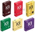 K2 Combo Pack of Dotted Condom Chocolate,Strawberry,Extra Time(10Pc Each) Mint,Vanilla,Grapes(3pc Each) thumbnail