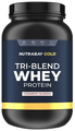 Nutrabay Gold Tri-Blend Whey Protein Strawberry Milkshake thumbnail