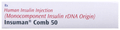 Insuman Comb 50 100IU Cartridge 3 ml thumbnail
