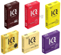 K2 Combo Pack of Dotted Condom Chocolate,Strawberry,Banana(10Pc Each) Extra Time,Vanilla,Grapes(3pc Each) thumbnail