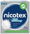 Nicotex Teeth Whitening 2mg Chewing Gums Mint Plus Pack of 2 thumbnail