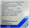 Zoryl M 3mg/500mg Tablet PR thumbnail