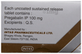 Pregabid OD 100 Tablet SR thumbnail