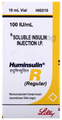 Huminsulin R 100IU/ml Solution for Injection thumbnail