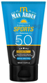 Man Arden Eccentric Grooming Combo (Hair Fibre Wax 50gm, Coffee Face Wash, Coffee Peel Off Mask and SPF50 Sports Sunblock Sunscreen 100ml Each) with Pouch thumbnail