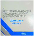 Zoryl M 3mg/500mg Tablet PR thumbnail