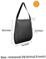 Fovera Car Backrest Ergonomic Memory Foam Cushion Universal Mesh Black thumbnail