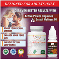 Natural Combo Pack of Active Power 60 Capsule & Sexual Wellness Oil 15ml thumbnail