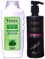 Vessel Combo Pack of Aloe Vera Body Lotion 650ml and 3 Action Formula Shampoo with Conditioner 500ml thumbnail
