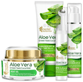 Oriental Botanics Daily Essential Kit (Aloe Vera Green Tea & Cucumber Night Gel 50gm, SPF 50 Sunscreen 100ml, Under Eye Gel Roll-On 15ml and SPF 30 Mattifying Moisturizer 50ml) thumbnail