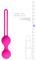 Isha Surgical Kegel Ball for Pelvic Toner (60gm) Pink thumbnail