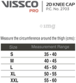 Vissco 2703 Pro 2D Knee Cap Small thumbnail