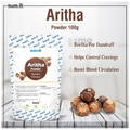 HealthVit Natural Aritha (Sapindus Trifoliatus) Powder thumbnail