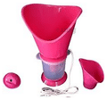 Healthtokri 3 in 1 Facial Sauna Steamer/Vaporizer with Crystal Clear Eye Wash Cup Free Pink thumbnail