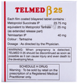 Telmed Beta 25 Tablet ER thumbnail
