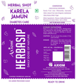 Axiom Herbasip Karela Jamun Herbal Shot (50ml Each) thumbnail