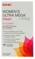 GNC Women's Ultra Mega Heart Multivitamin Caplet thumbnail