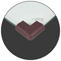 Safe-O-Kid High Density U Shaped Extra Thick Nbr Corner Cushions Large Brown thumbnail