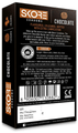 Skore Flavored Dotted & Coloured Condoms Chocolate thumbnail