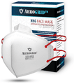 Aerogrid FFP2 BIS Certified 5 Layer N95 Mask White with Adjustable Red Head loop thumbnail