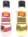 Khadi Pure Combo Pack of Herbal Rose & Honey Moisturizer & Herbal Sandalwood Kesar & Aloevera Lotion (210ml Each) thumbnail