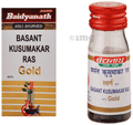 Baidyanath (Jhansi) Basant Kusumakar Ras with Gold Tablets (10 Each) thumbnail