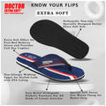 Doctor Extra Soft D33 Care Orthopaedic and Diabetic Super Fit Comfort Doctor Slipper for Men Navy 12 thumbnail