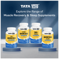 ZMA+ Vitamin B6 (Zinc + Magnesium) Tablet | Muscle Relaxant, Sleep, Strength Supplement | by TATA 1mg thumbnail
