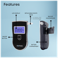Esspron E40 Portable Breath Analyser with Rechargeable LCD Display Screen Black thumbnail